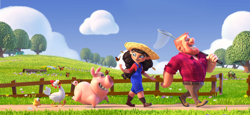 Colorful and amazing farm game