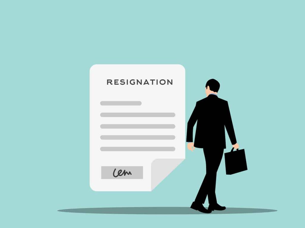 Resignation letter